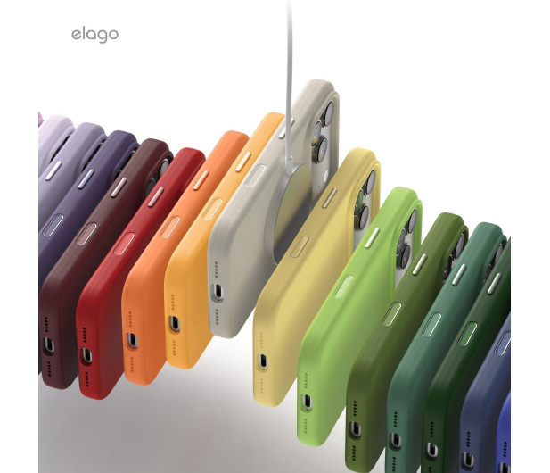 Elago Magsafe Silicon Case do iPhone 17 PRO Max Burgundy ES17MSSC69PRO-BGD - 1360496 - zdjęcie 3